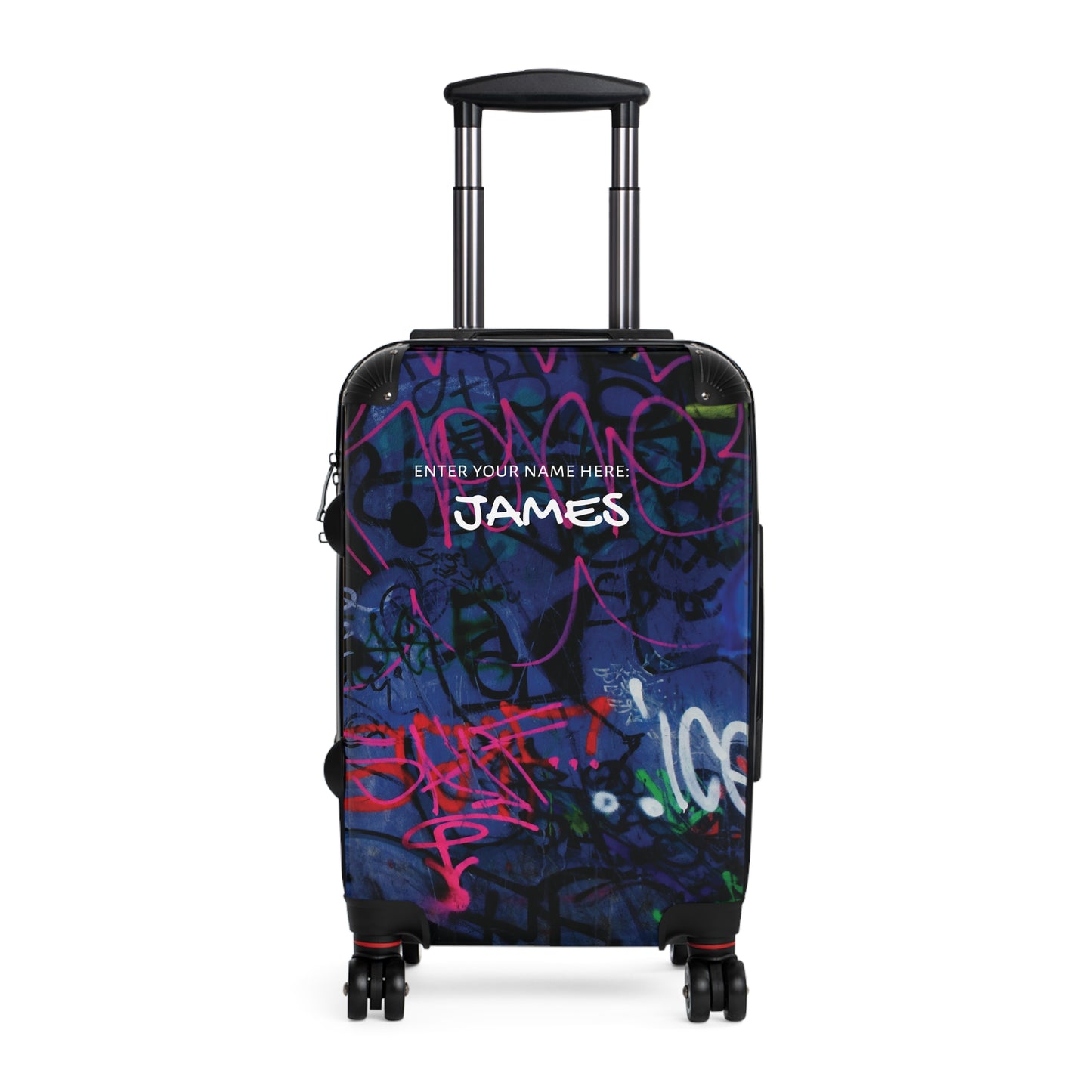 “Lower east side graffiti” personalized carry-on luggage