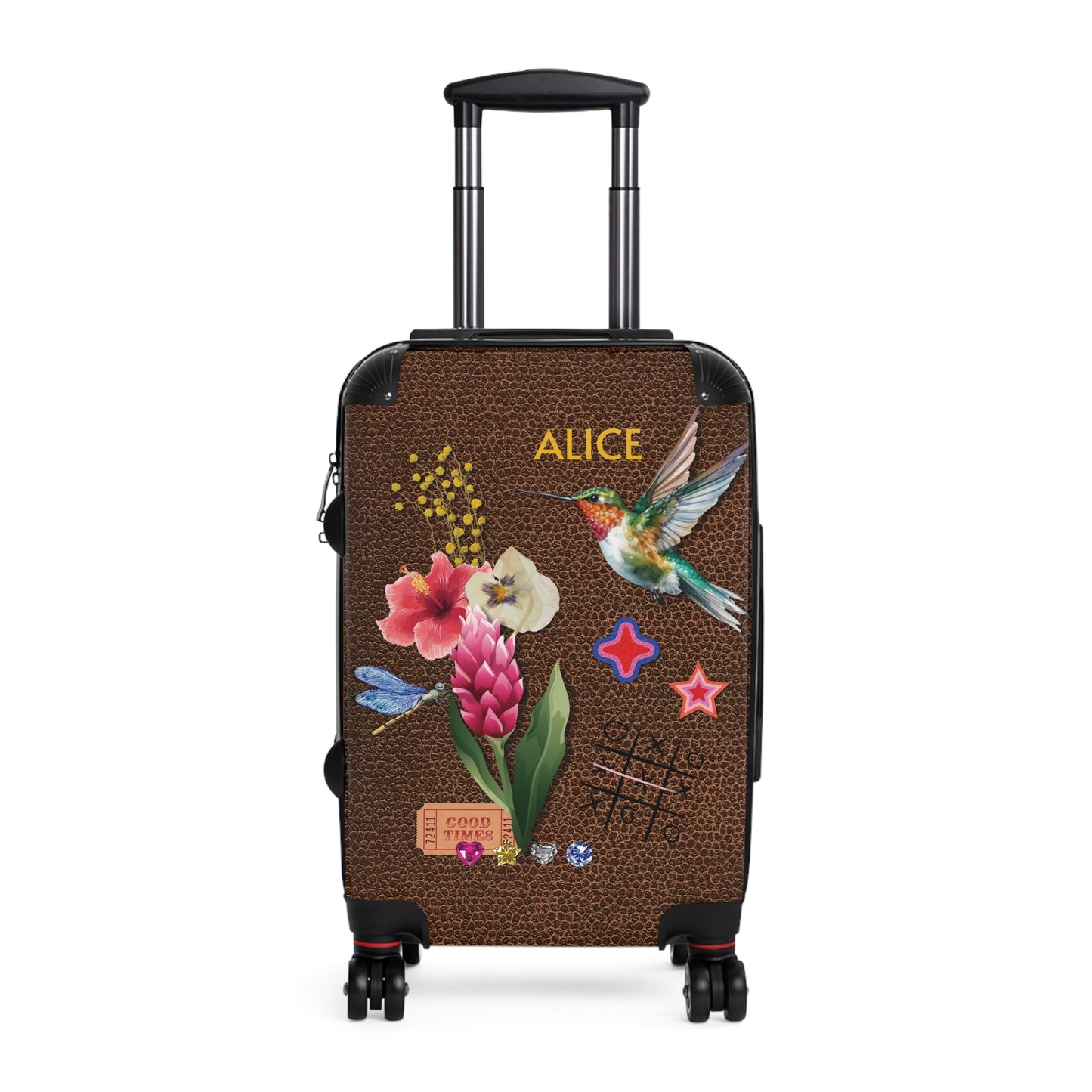 “Precious garden” personalized carry-on luggage