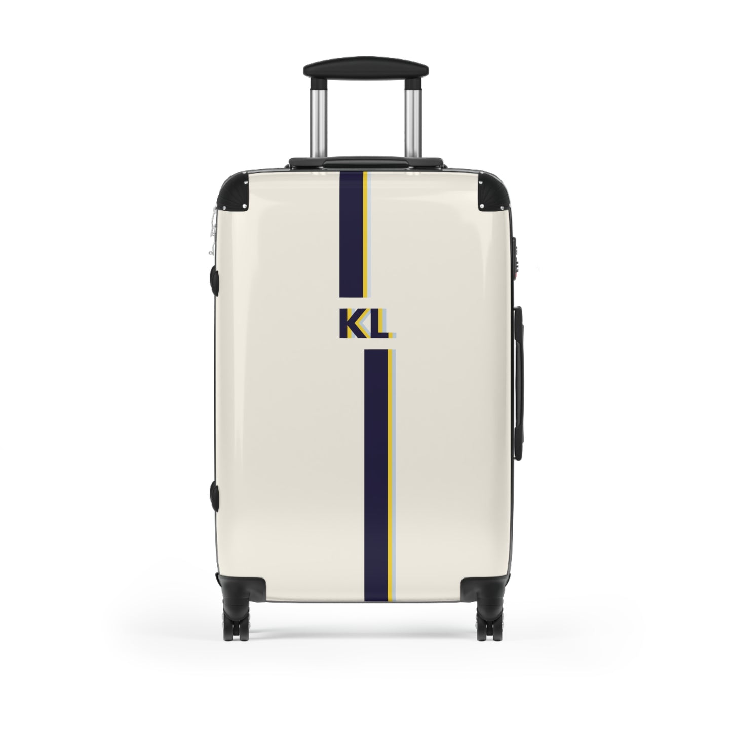 "Cream away" personalized carry-on luggage