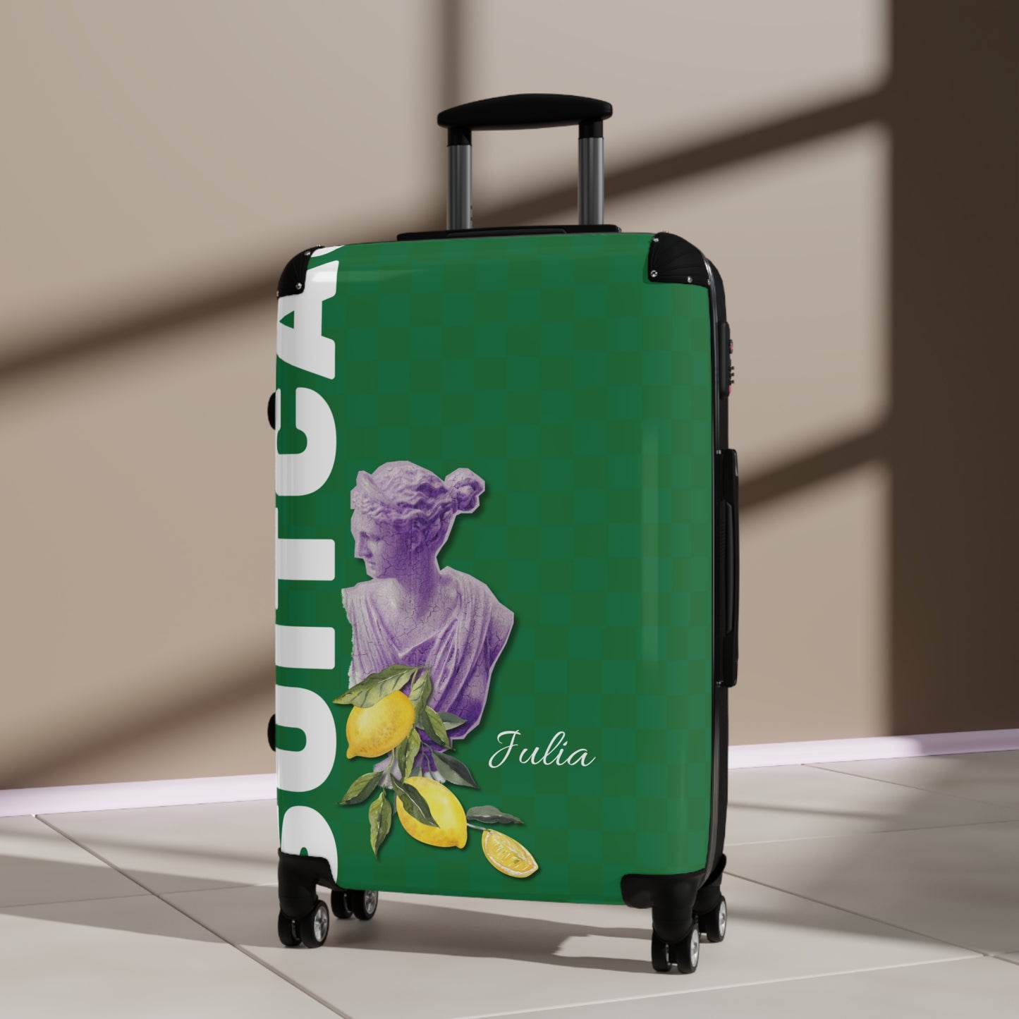 "Lemon breeze" personalized carry-on luggage