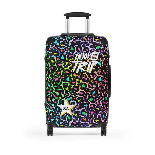 "Enjoy the trip" personalized kids’ luggage