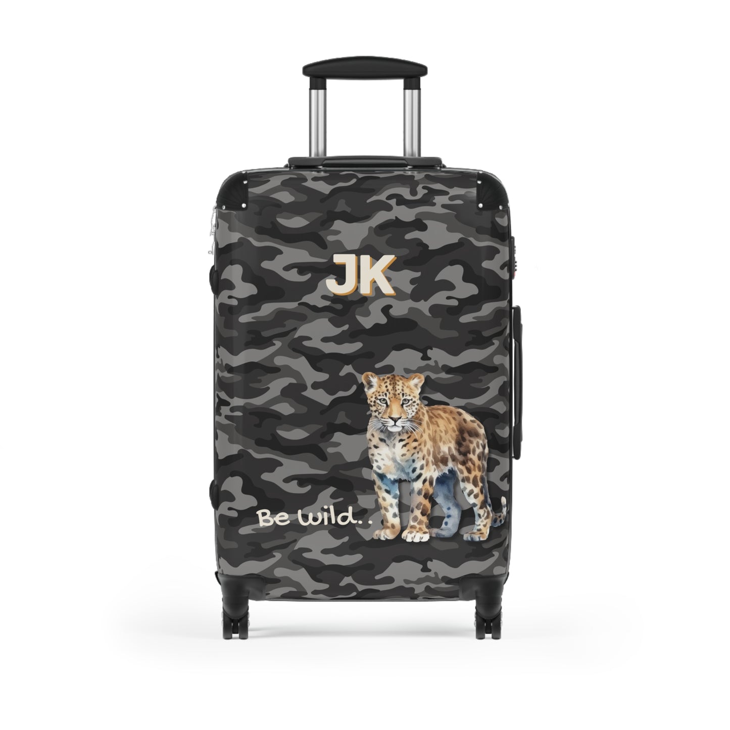 "Be wild" personalized kids’ luggage